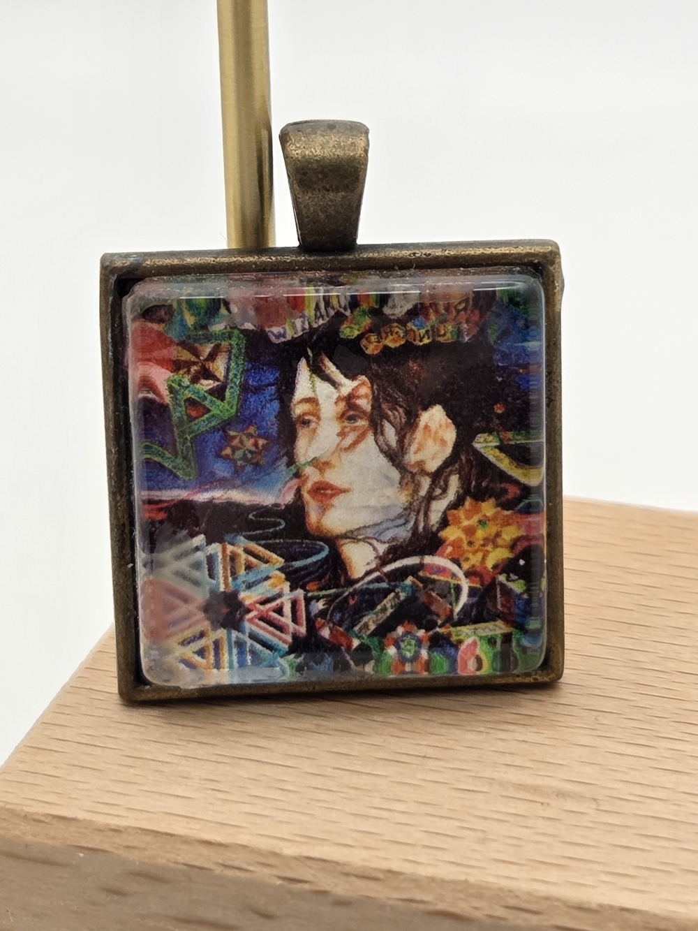 Todd Rundgren "A Wizard, a True Star" Album Art Pendant – Bronze Tone